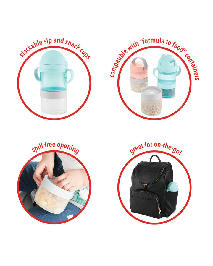 Skip Hop Sip To Snack 2 In - 1 Set