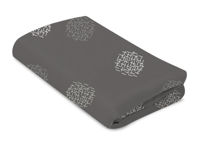 mamaRoo sleep bassinet sheet-Grey Crosshatch