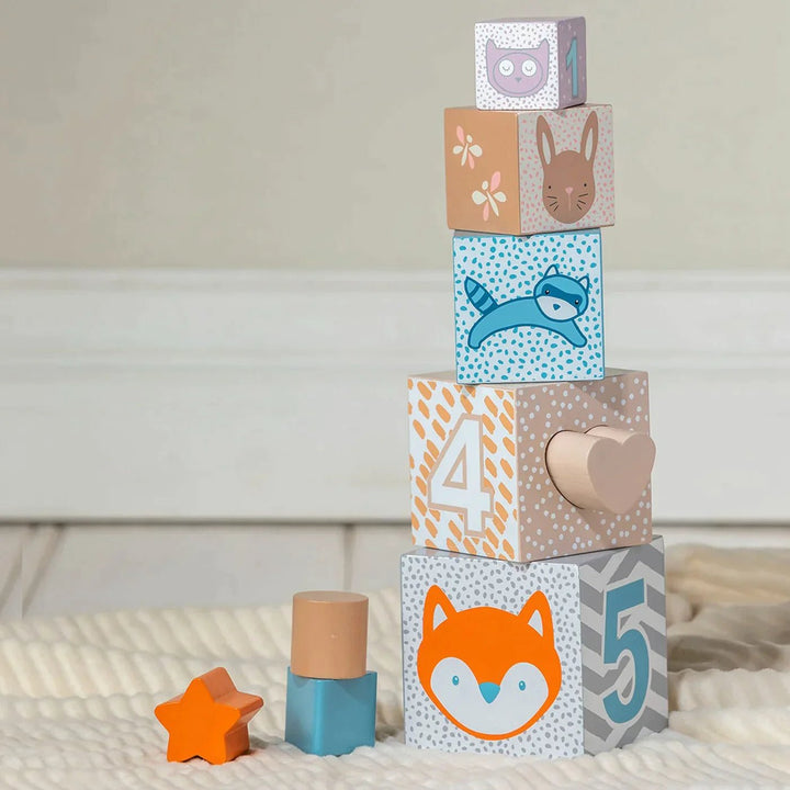 Leika Wooden Nesting + Stacking Blocks