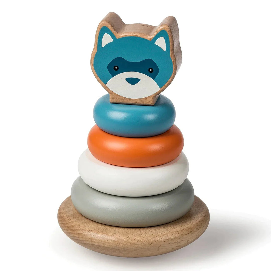 Leika Leika - Wooden Stacking Rings - 4x7 Sorting & Stacking Toys