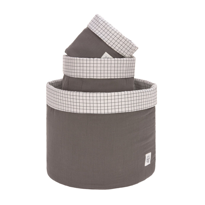 Lassig Storage Basket 3 pcs, anthracite