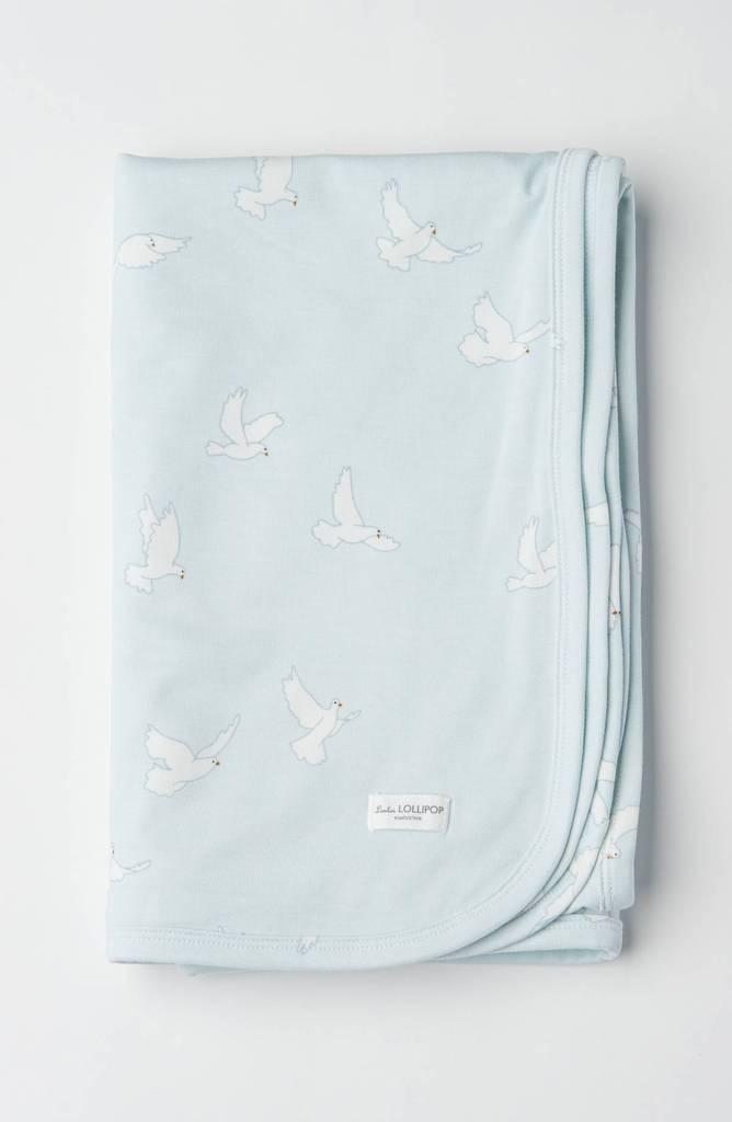 LOULOU LOLLIPOP LOULOU LOLLIPOP Stretch Knit Blanket in TENCEL Swaddling & Receiving Blankets