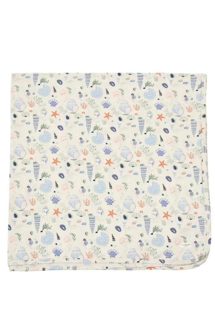 LOULOU LOLLIPOP LOULOU LOLLIPOP Stretch Knit Blanket in TENCEL Swaddling & Receiving Blankets