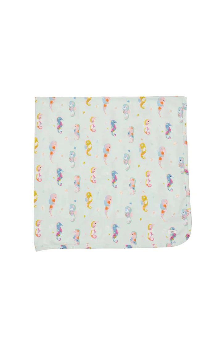 LOULOU LOLLIPOP LOULOU LOLLIPOP Stretch Knit Blanket in TENCEL Swaddling & Receiving Blankets