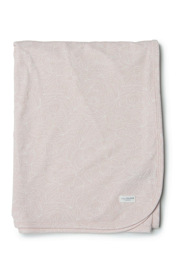 LOULOU LOLLIPOP LOULOU LOLLIPOP Stretch Knit Blanket in TENCEL Swaddling & Receiving Blankets