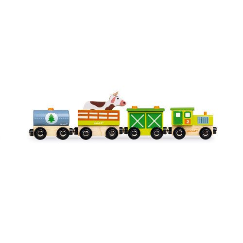 Janod Story Farm Train