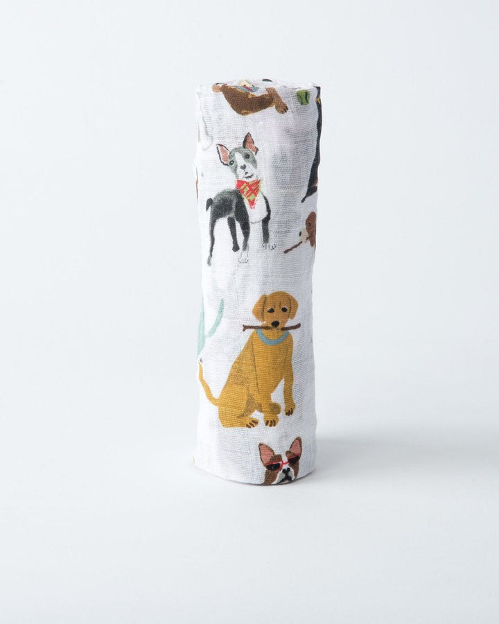 little unicorn Cotton Muslin Swaddle Blanket