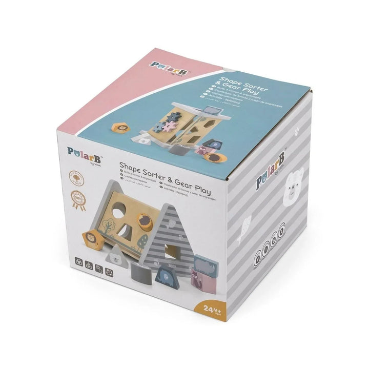 viga PolarB Shape Sorter & Gear Play