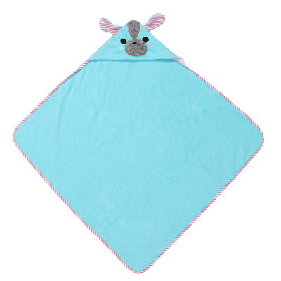 Baby Snow Terry Hooded Bath Towel - Yoko Yorkie 0-18M